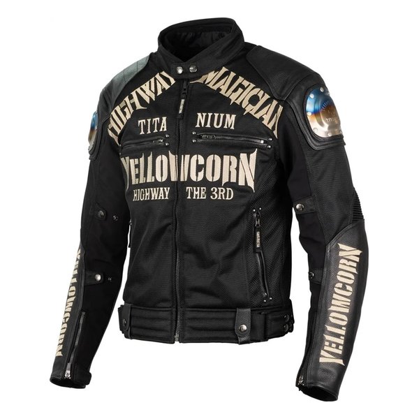 MESH JACKET メッシュジャケット ブラックアイボリー/LLサイズ YB-5109BK/IVLL