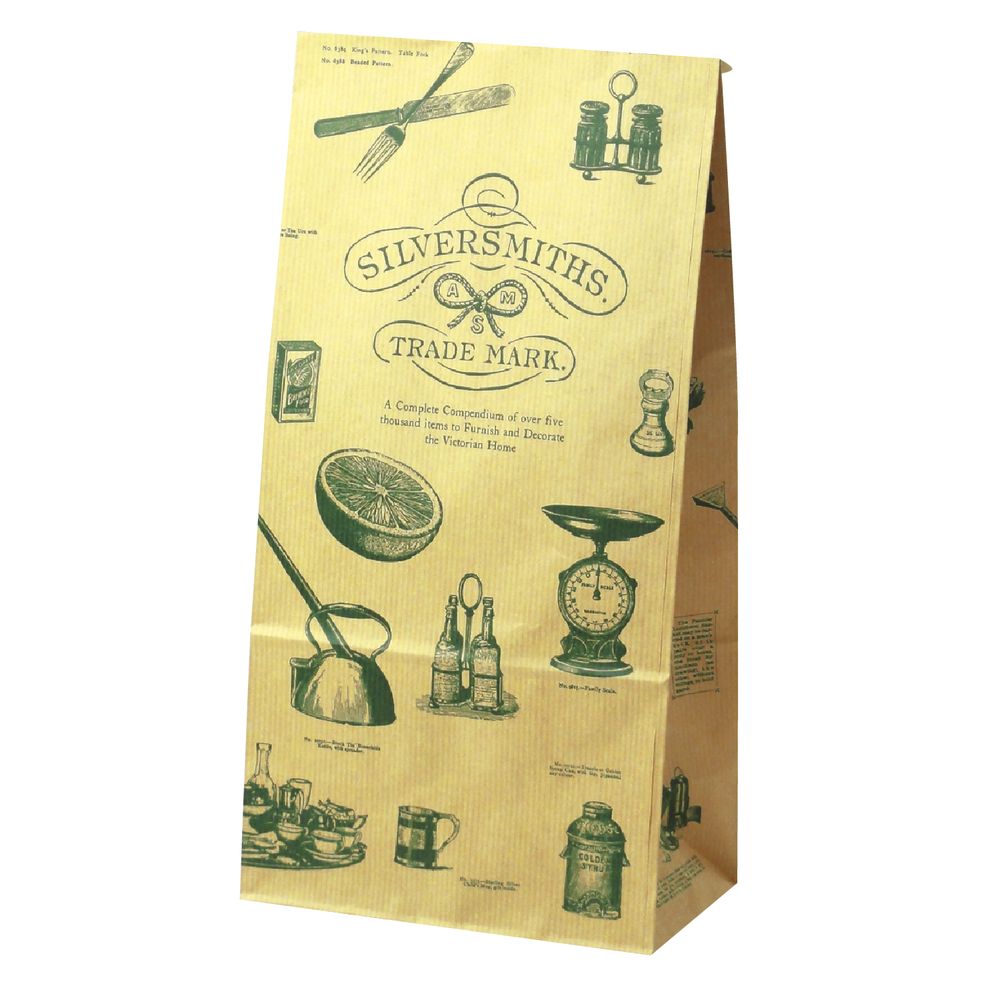 （まとめ買い）ササガワ 紙袋 角底袋 シルバースミス 幅156xマチ95x高さ320mm 100枚入 50-3509 [x3] 5,934円