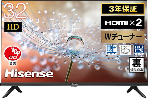 Hisense ハイセンス 32V型 液晶テレビ 2022年製-