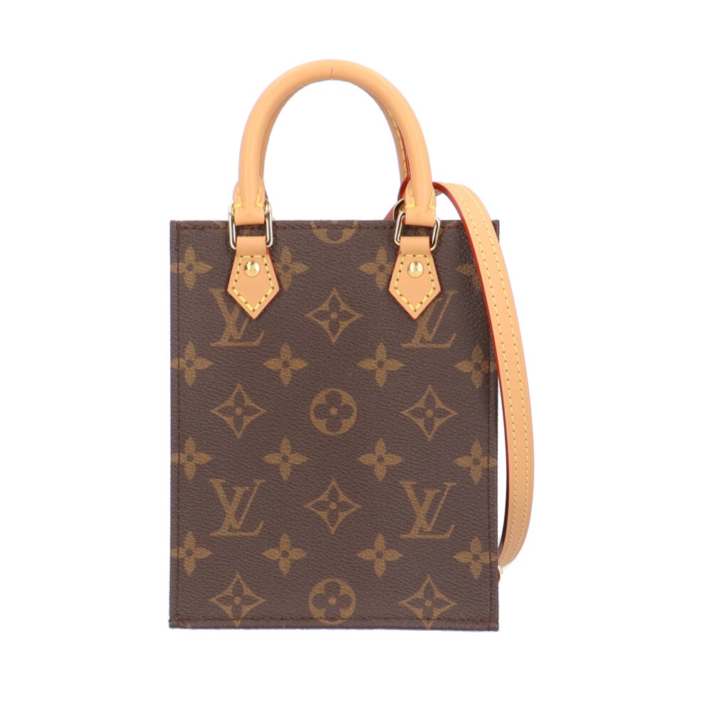 ルイヴィトン プティットサックプラ モノグラム ショルダーバッグ モノグラムキャンバス M81295 ブラウン LOUIS VUITTON 中古 美品