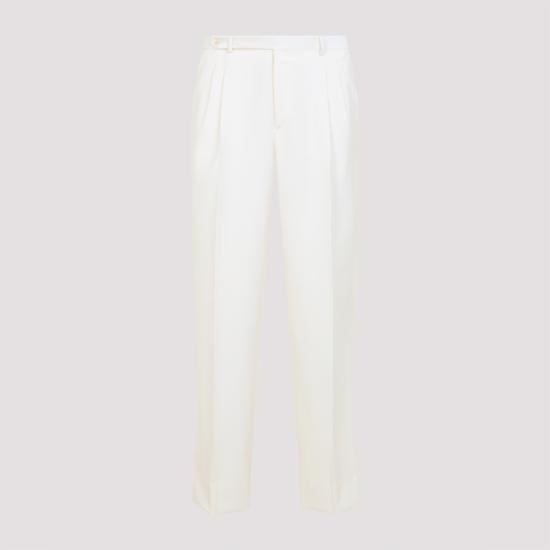 BRIONI Men Straight Pants RPAI0L OCA61 9100 OFF WHITE