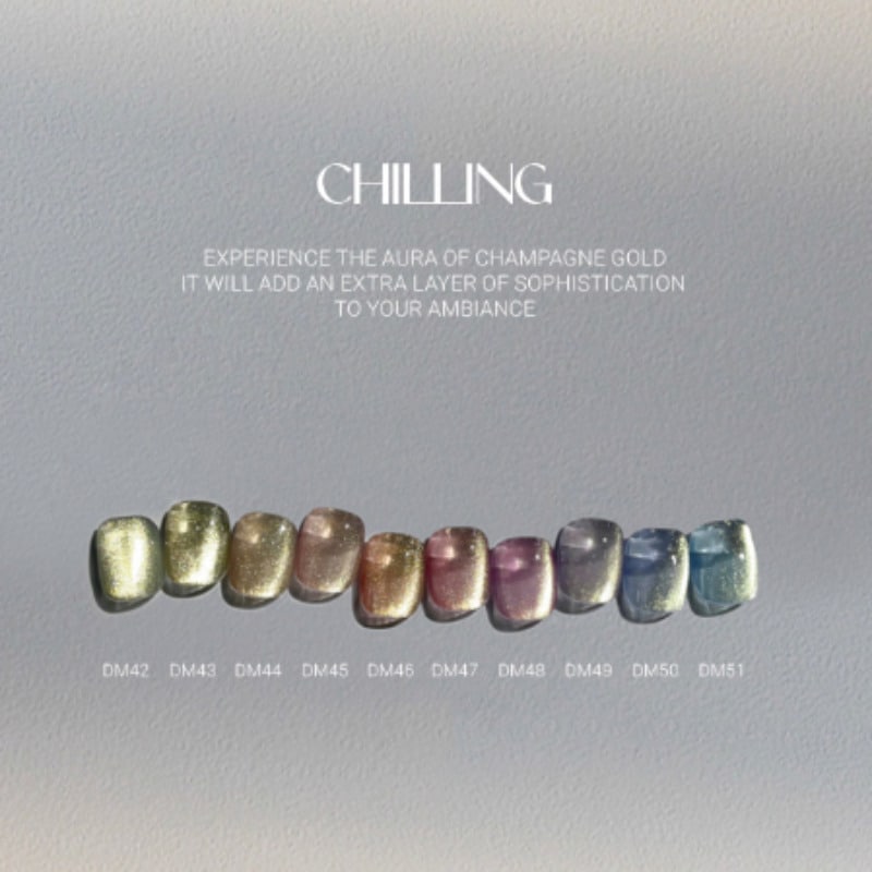 DVOK / CHILLING Magnetic gel 10 Set / nail