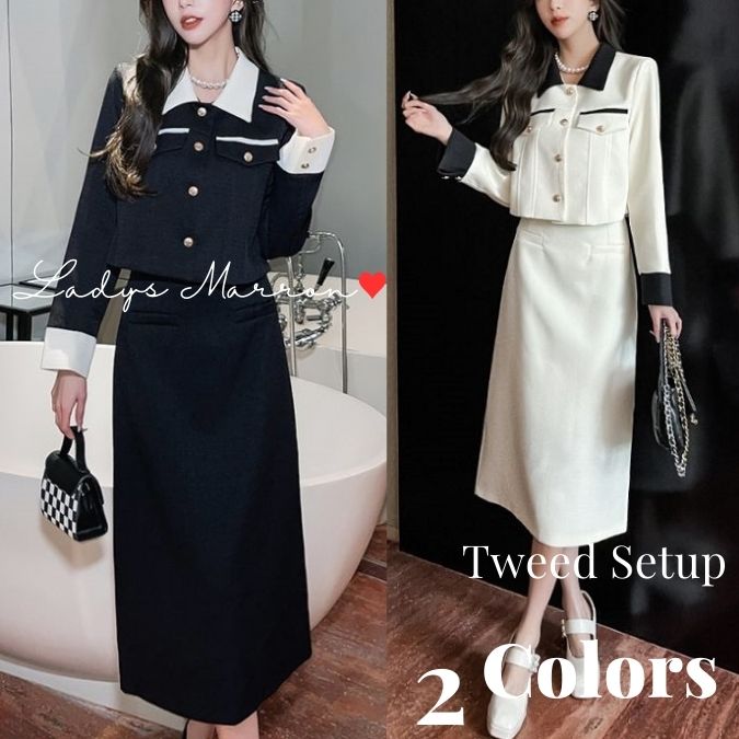 【即納】セレモニーセットアップ 卒業式セットアップ 入学式セットアップ セレモニースーツ 同窓会セットアップ ママスーツ 母親 ジャケット ロングスカート 入園式 卒園式 ママ 服装 親 レディース