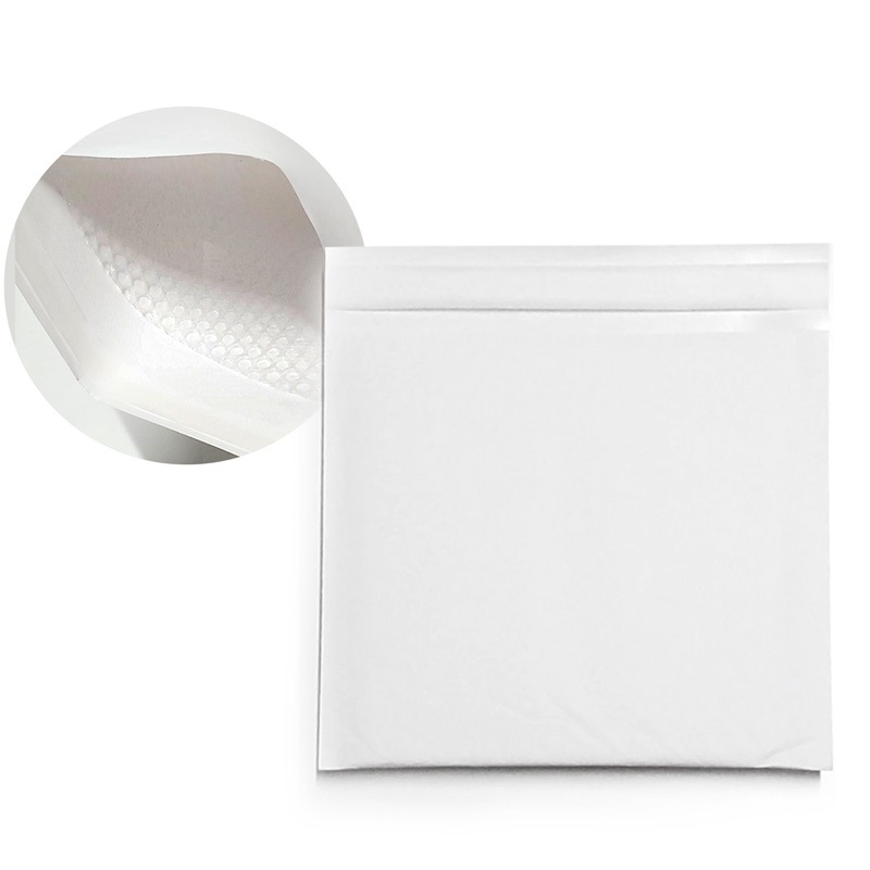 クッション封筒 420枚入り 206ｘ190 CD サイズ ネコポス 対応 薄型 薄い 小物 アクセサリー プレゼント パッキン付 のりテープ付 封筒 1箱 白封筒