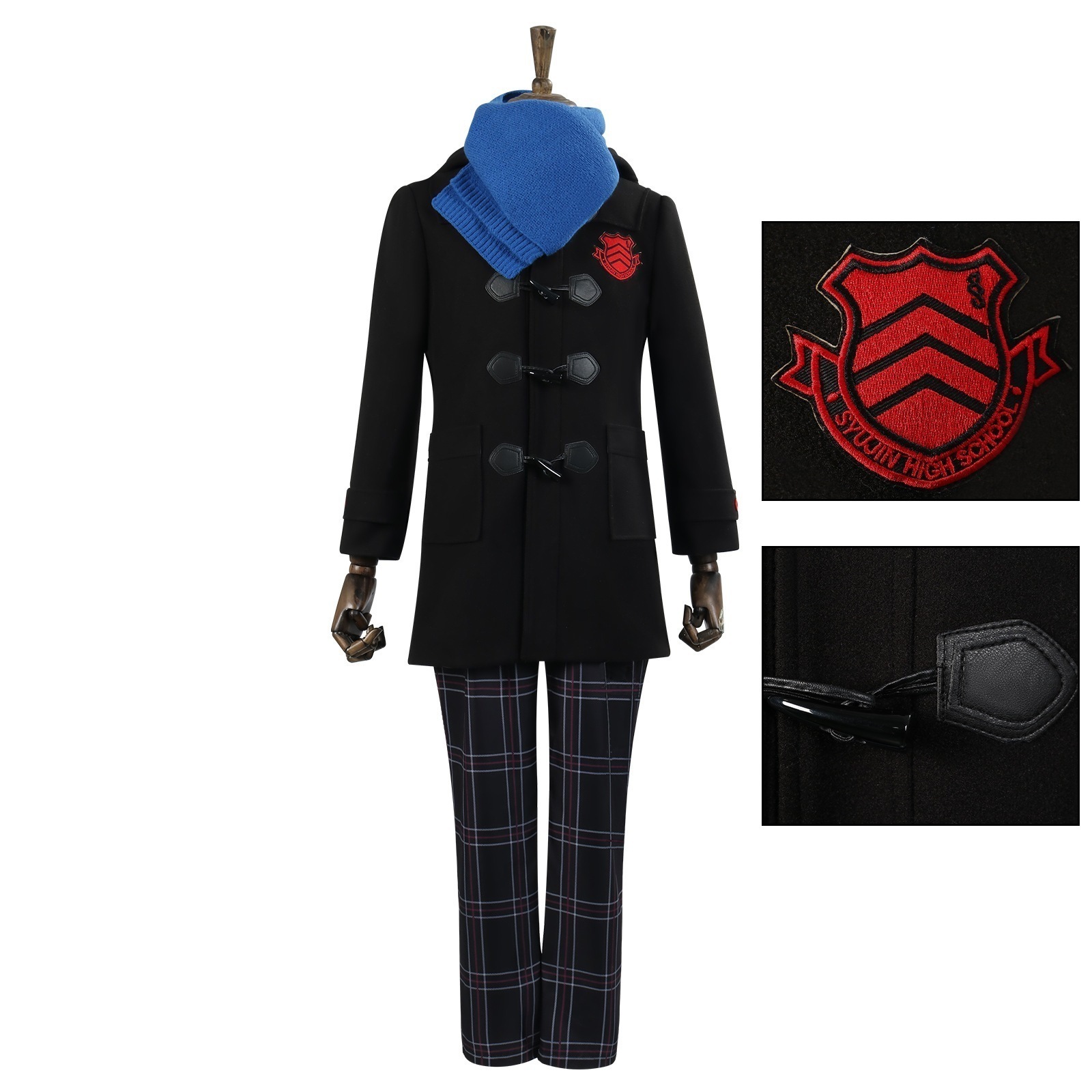 【人気爆売れ】異聞録5cos コスプレ コスチューム方沢霞雨宮蓮冬服コスプレキャンパス にじげん制服服