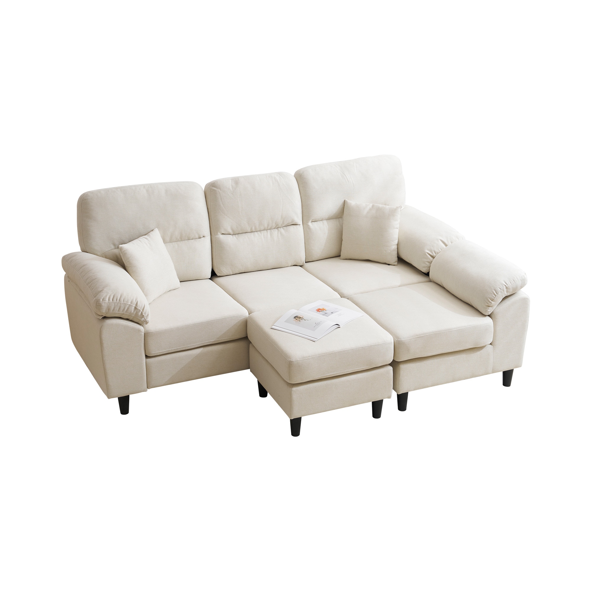 【国内へ発送&送·料·無·料】929ソファ ソファーセット 5人掛け 2-5人掛け L字 クッション付き 肘付き コーナー ローソファー ローソファーセット