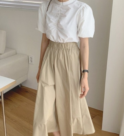 トップス スカート セットアップ デート モテアイテム フレアスカート 萌袖 フリル コットン 可愛い きれいめ 上品 おしゃれ かっこいい 可愛い ラブリー キュート ガーリー クール 9,631円