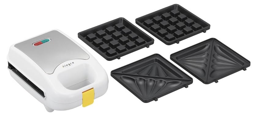 アレグレ 着脱式 マルチサンドメーカー S 2枚組 AL-505MS ホットサンド ワッフル 電気 食パンは ミミがつい