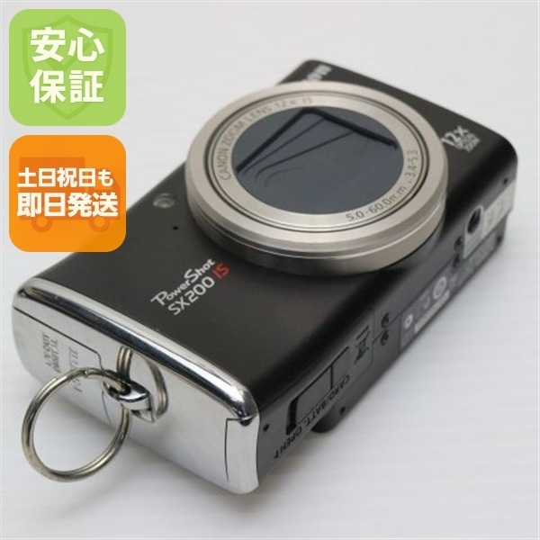 美品 PowerShot SX200 IS ブラック Canon デジカメ 216