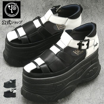 【公式SHOP特典キズ補修液付】ヨースケ 厚底 スニーカー サンダル メンズ 11cm 厚底フラット 12,980円