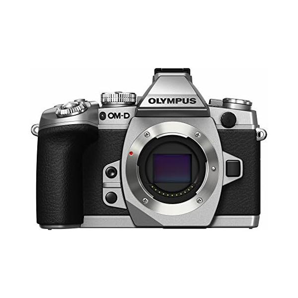 【中古】OLYMPUS ミラーレス一眼 OM-D M1 ボディ シルバー 防塵 防滴(ボディーキャップレンズBCL-1580付属) OM-D E-M1 BODY SLV