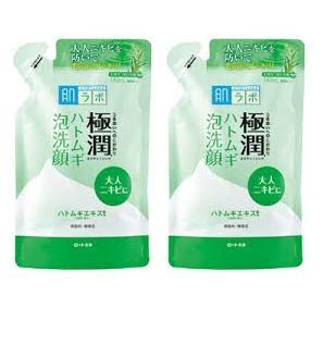 【2個まとめ買い】肌ラボ 極潤 毛穴洗浄 大人ニキビ予防 ハトムギ泡洗顔 詰替用 140mL