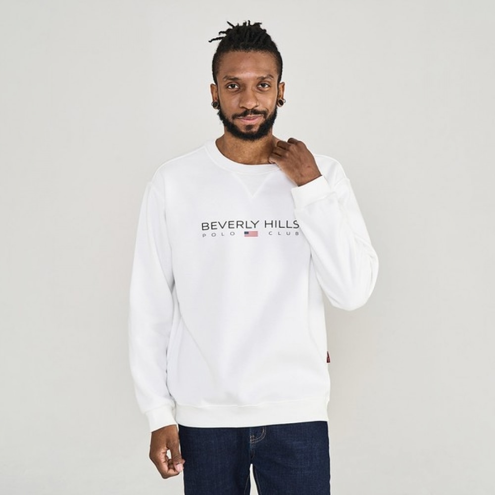 (ビバリーヒルズポロクラブ) フラッグ起毛スウェットシャツ