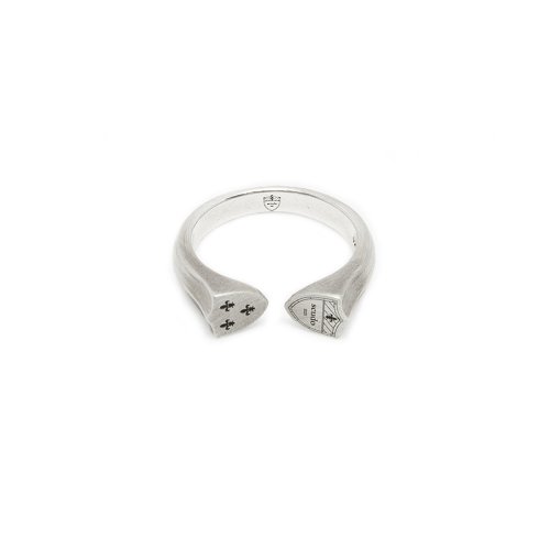 【SCUDO】 SIGNATURE SHIELD OPEN RING PLAIN 正規品