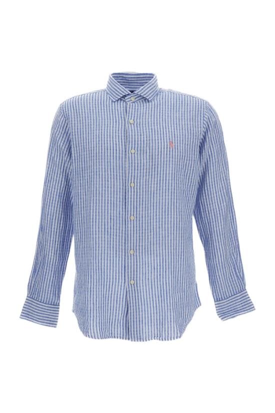 POLO RALPH LAUREN Men Shirts 710B16700001BLUEWHITE Blue