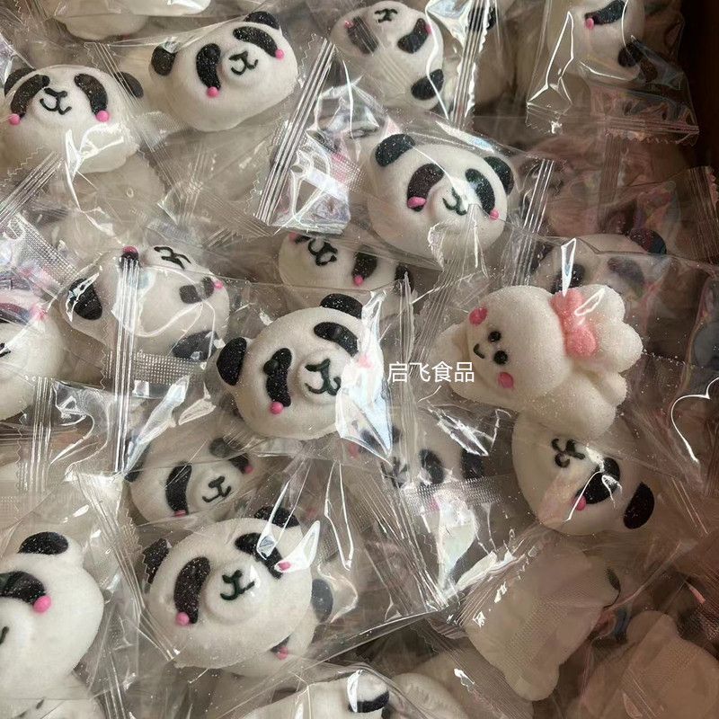 50100Pcs パンダ 寝そべり ウサギ マシュマロ 寝そべり アヒル 辰 かわいい 漫画の形 アイスパウダー こどもの日 キャンディー スナック こどもの日のプレゼント 誕生日プレゼント