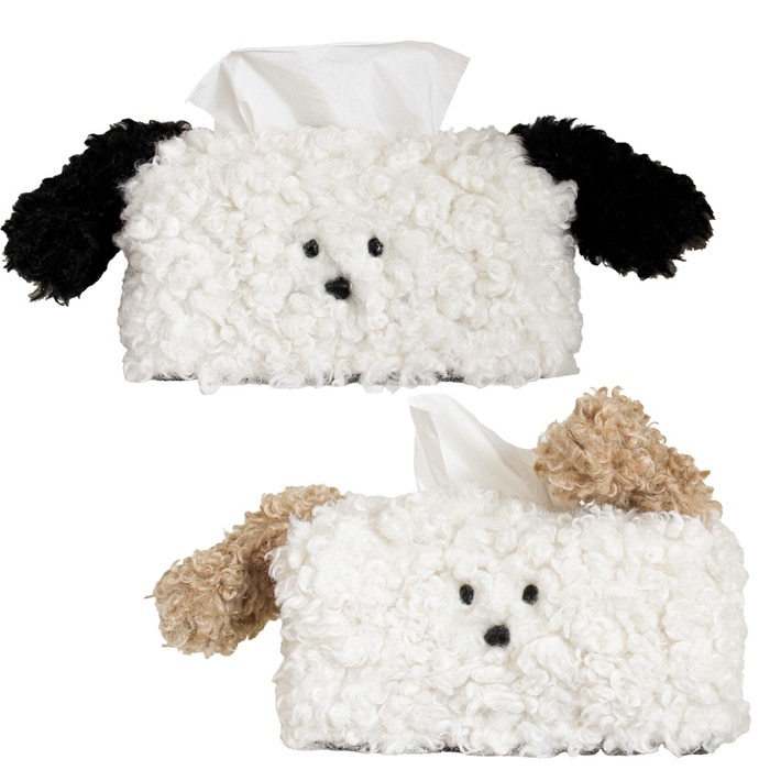 gogreenobject[韓国雑貨] シゴルザブ種の子犬の子犬ティッシュカバーティッシュケース