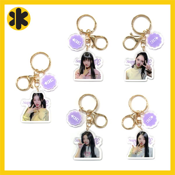 Qoo10] ILLIT アクリル キーホルダー