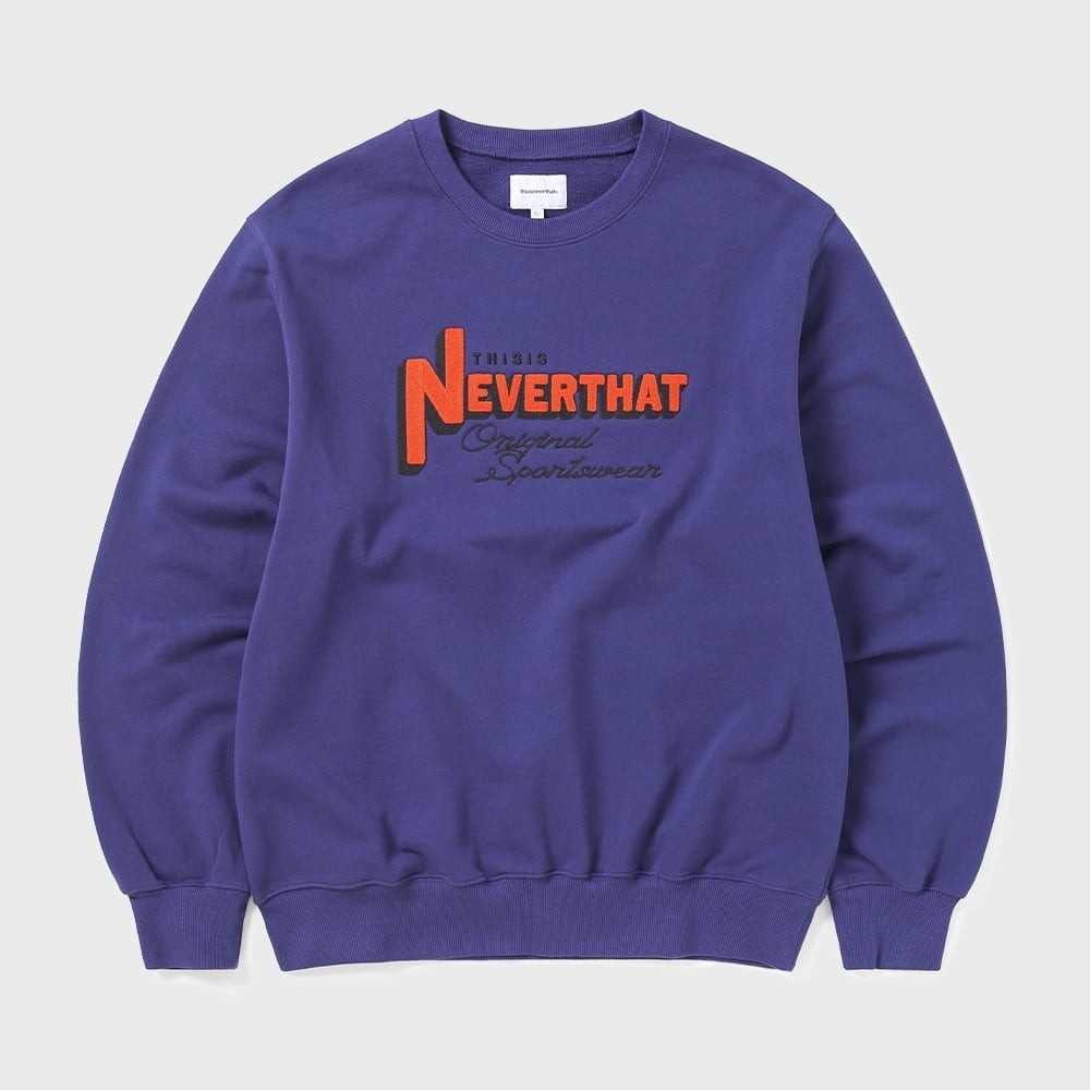 ディス・イズ・ネヴァー・ザット TNT リーグクルーネックパープル