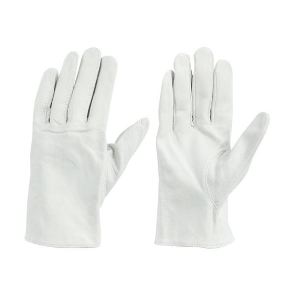 （まとめ）東和コーポレーション 牛表革 クレスト M ホワイト 472-M 1双 [x5セット]