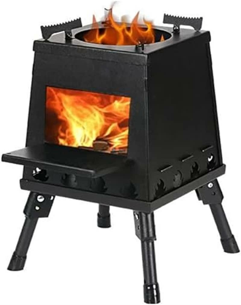 新品掲載！薪ストーブ 折り畳み 高効率 二次燃焼 ソロストーブ 組み立て簡単 超軽量でポータブル ハイキング バックパッキング ピクニック キャンプストーブ キャンプ用品 グローブ/ストーブのフック/