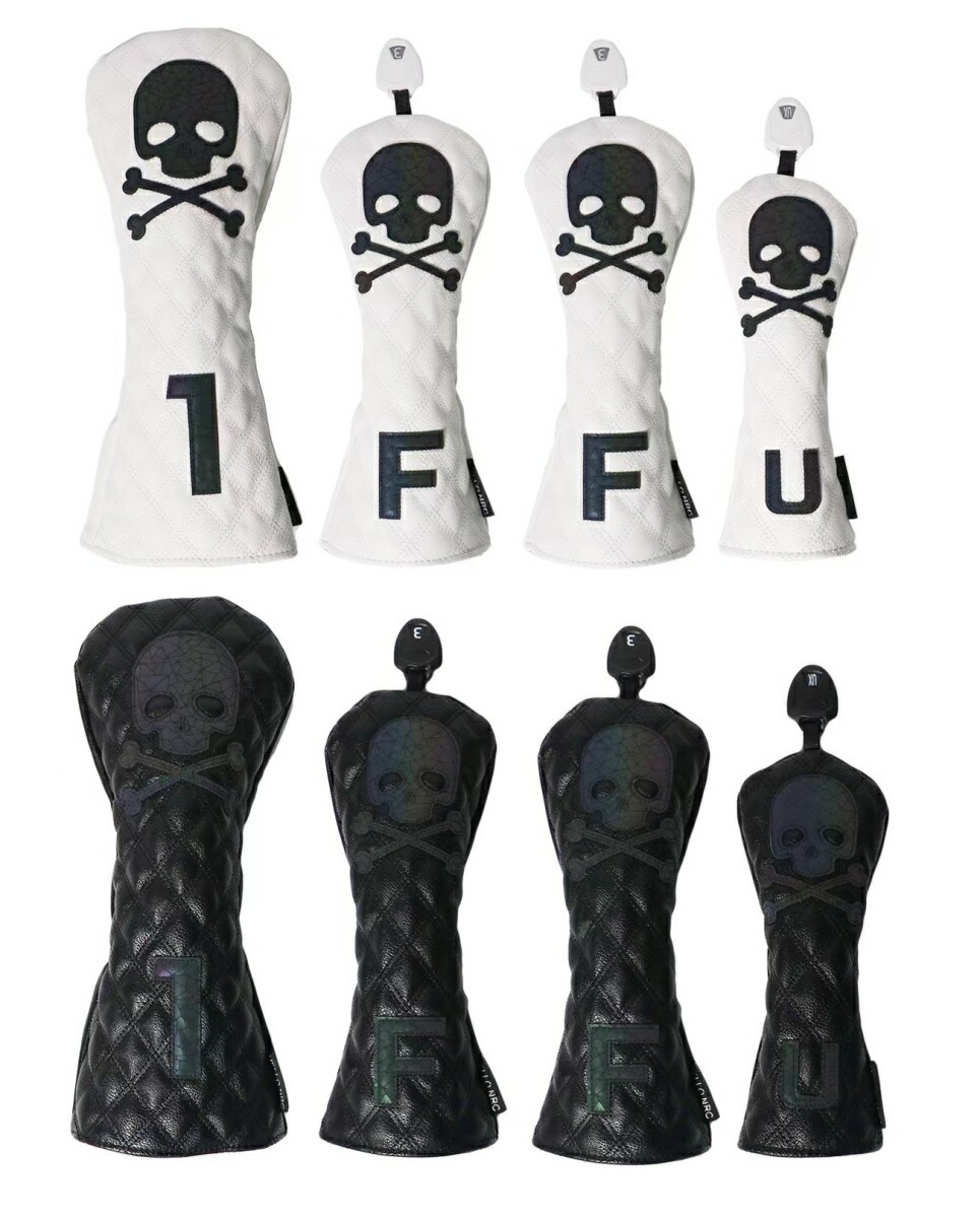 ゴルフ ヘッドカバー ドライバー カバー 440cc 460cc ウッド カバー ユーティリティ UT カバー 4点セット 防水