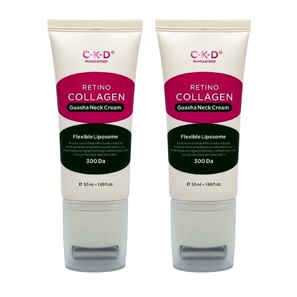 レチノコラーゲン 低分子 300 かっさ ネック シワクリーム 50ml 1+1
