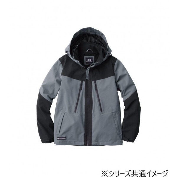 0284-00 防水防寒ブルゾン Mサイズ グレー(7) G.G.