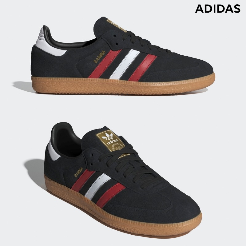 [ADIDAS] アディダス スニーカー サンバ / Samba OG Black Better Scarlet Gum
