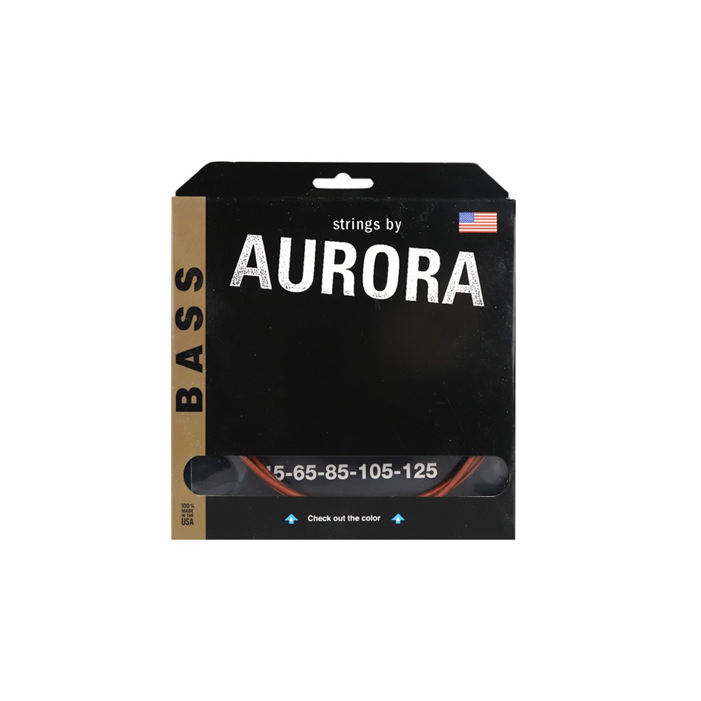 Aurora オーロラ シリーズ 5弦ベース弦 AURORB オレンジの弦 045-125