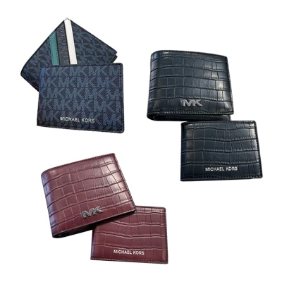 即発 アウトレット メンズ二つ折り財布 36F4LRVF2U/36U0LCOF2B