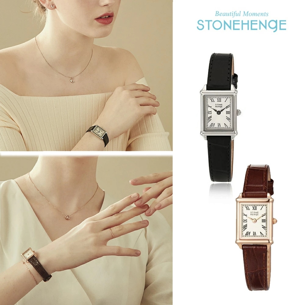 ストーンヘンジ stonehenge stone henge 腕時計 シルバー