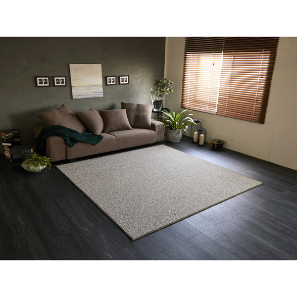 スミノエ アレルブロック ラグ フォルテ 261×261cm グレージュ メーカー直送