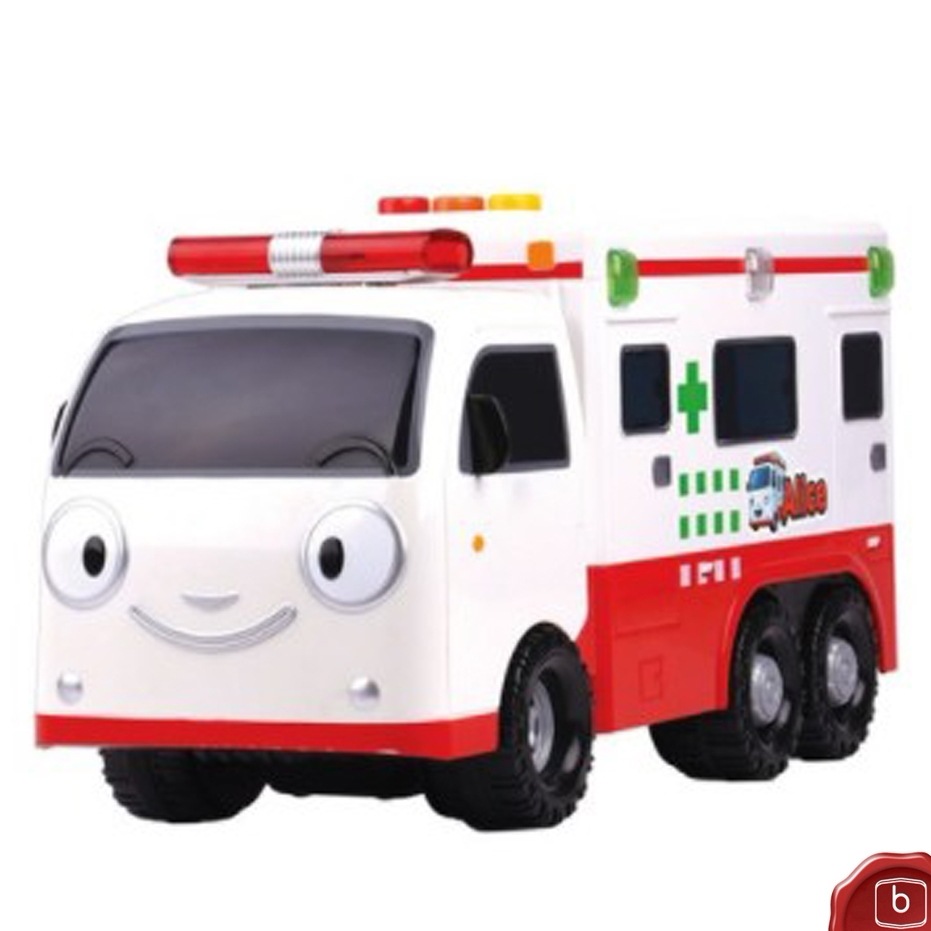 タイヨー 救急車 アリス 走行おもちゃ フルバック機能 回転灯 音楽 メロディー 知育玩具 韓国アニメ 正規ライセンス