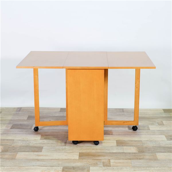 両バタフライテーブル ナチュラル [チェア別売]