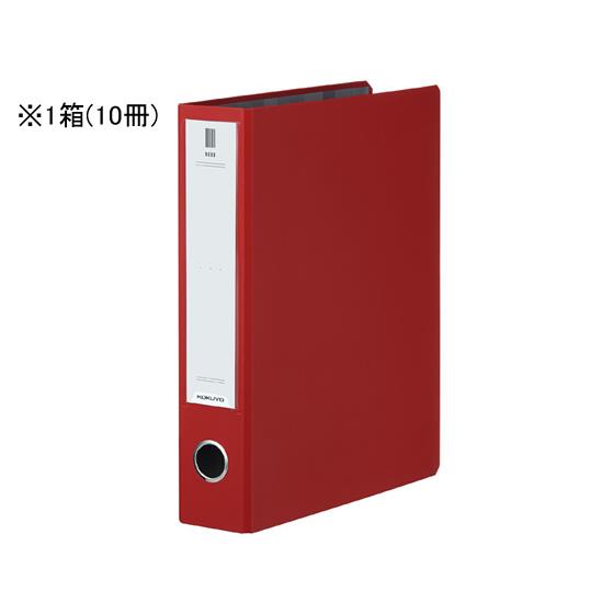 チューブファイルNEOS A4タテ 背幅65mm カーマインレッド 10冊 コクヨ ﾌ-NE650R