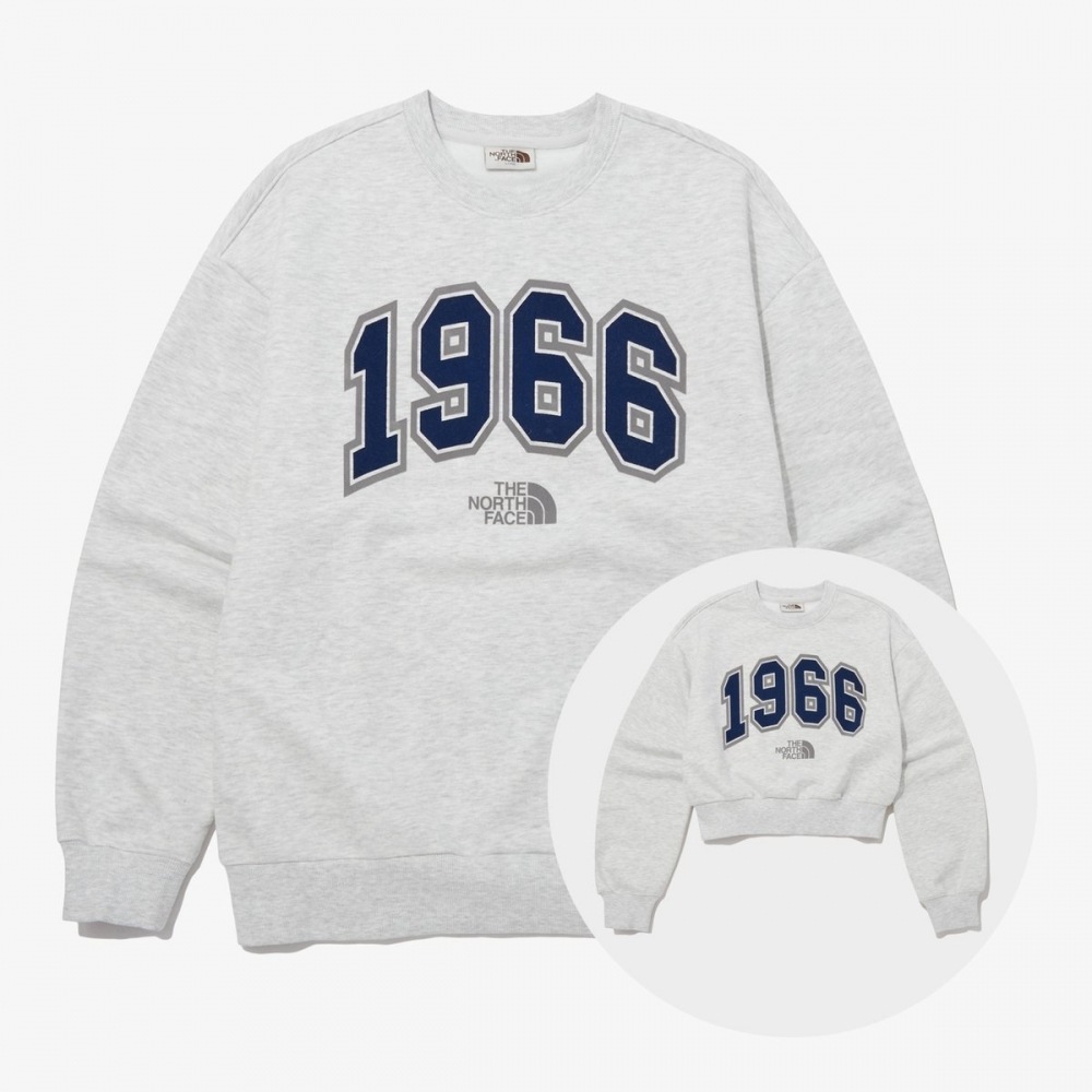 [ノースフェイス公式] NM5MP51J ホワイトレーベル 1966 ロゴスウェットシャツ