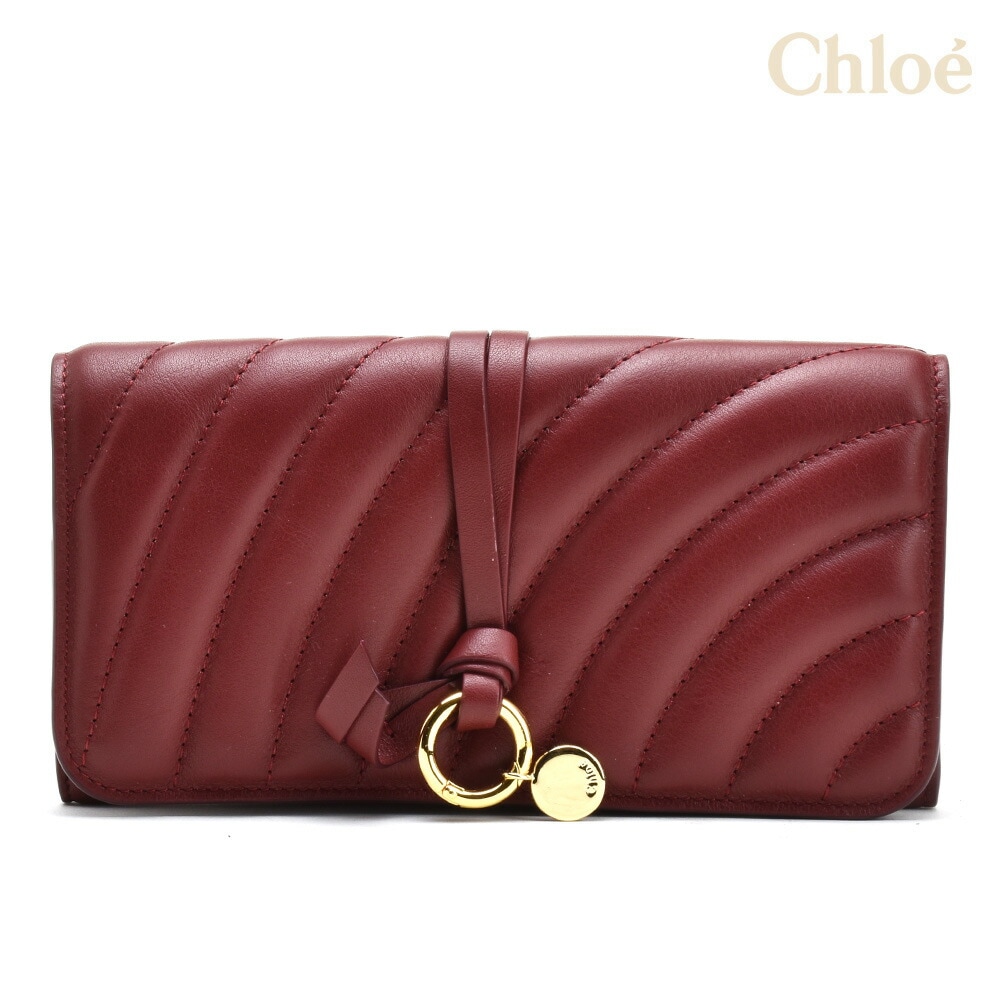 クロエ アルファベット 長財布 レディース 財布 小銭入れ付き プラムパープル Chloe ALPHABET[chc18up715a04620]