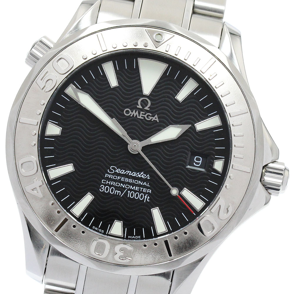 オメガ OMEGA 2230.50 シーマスター300 WGベゼル 自動巻き メンズ 良品 _882498【中古】