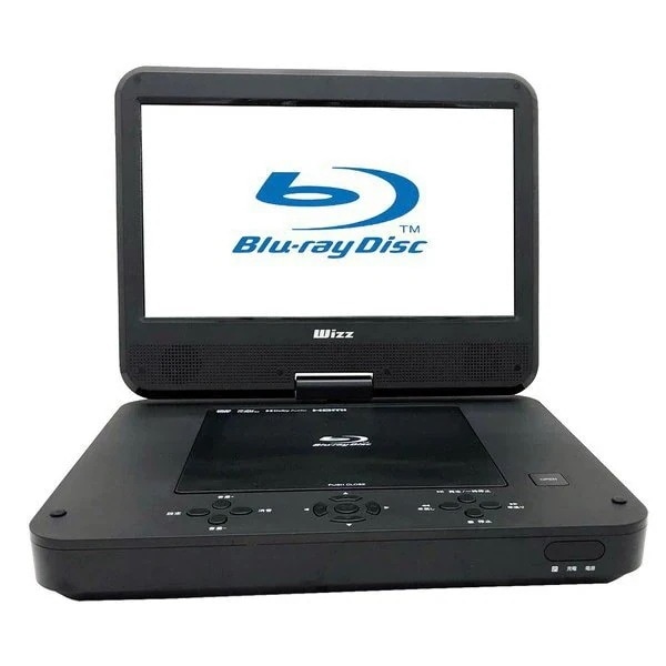 Wizz WPB-S1006 10.1インチ ポータブルブルーレイディスク／DVDプレーヤー