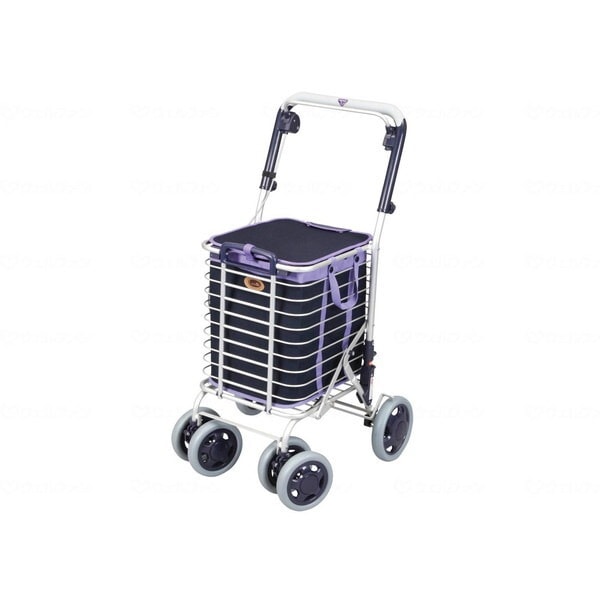 ユーバ産業 ブレーキ付 アルミワイヤーカート A-0245M メーカー直送