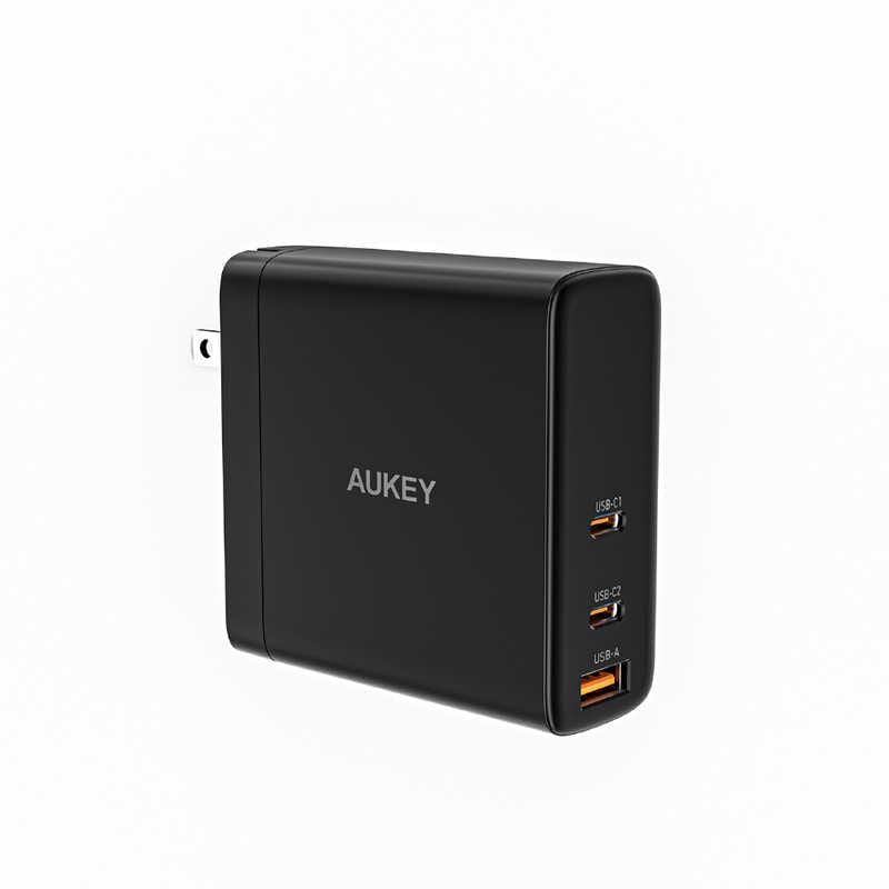 AUKEY　USB充電器 Omnia II Mix 140W PD対応 ［USB-A 1ポート/USB-C 2ポート］ ［3ポート /USB Power Delivery対応］　PA-B8