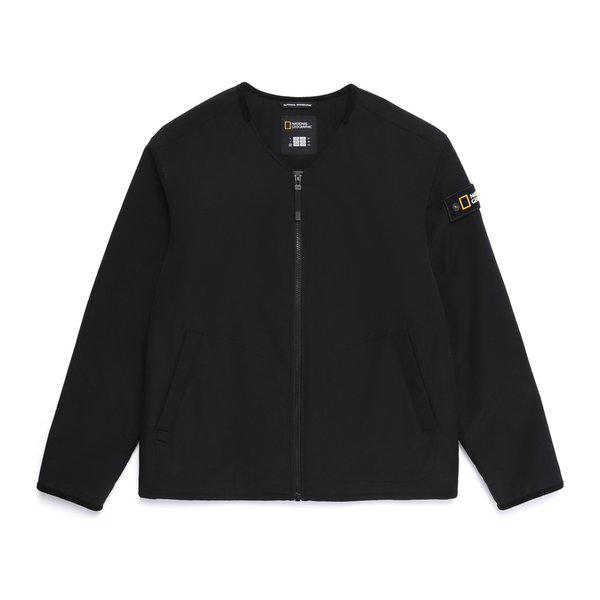 N254UPD902 ネックレス パディング ジャンパー BLACK