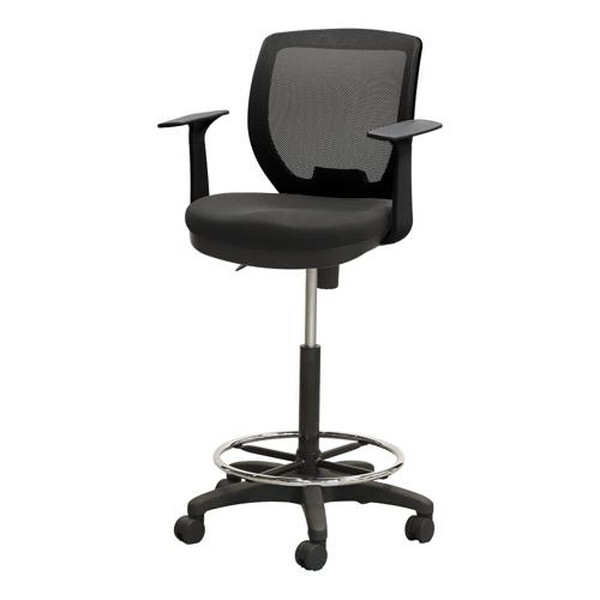 Netforce CRH-1TA-W-BK ブラック CORE ハイチェア T肘付き メーカー直送