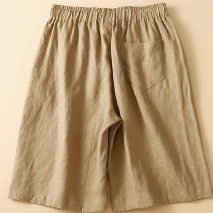 レディース パンツ ボトムス ショートパンツ ミニ ショート 膝丈 ポケット ハイウエスト ウエストゴム 薄手 かわいい 大人可愛い きれいめ シンプル カジュアル おしゃれ かっこいい レトロ