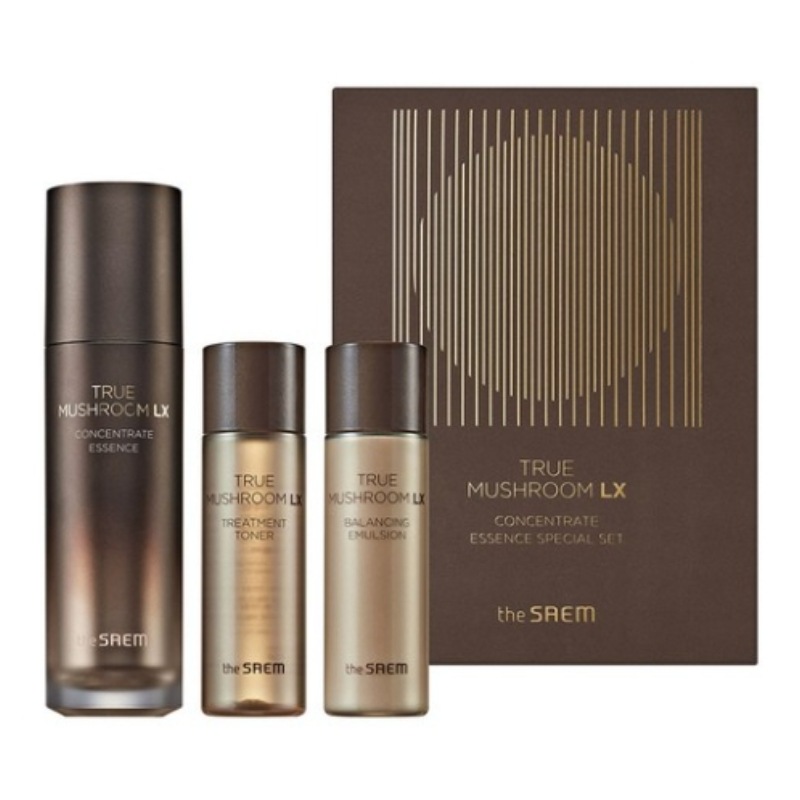 【スペシャルセット】トゥルー マッシュルーム LX コンセントレート エッセンス セット （エッセンス50ml＋トナー31ml＋エマルジョン31ml） スキンケア3点セット・デイリーケア 4,525円