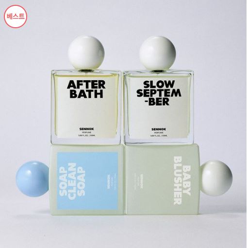 [韓國正品店]NEW 香水 パフューム 50ml 4種の香り After Bath / Soap Clean Soap / Slow September/ Baby Blusher 7,940円