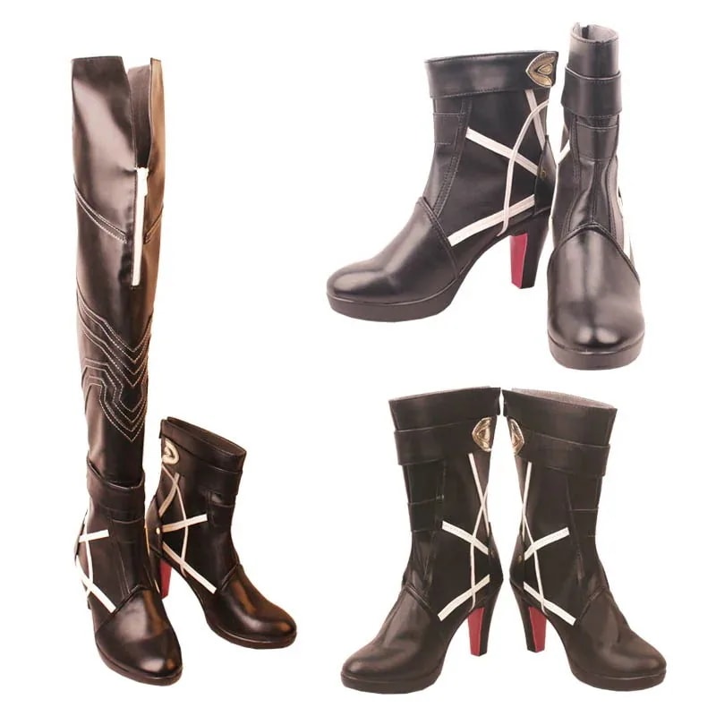 コスプレ靴カフカ崩壊：スターレイル靴ブーツ下駄シューズ長靴コスプレクリスマスハロウィン