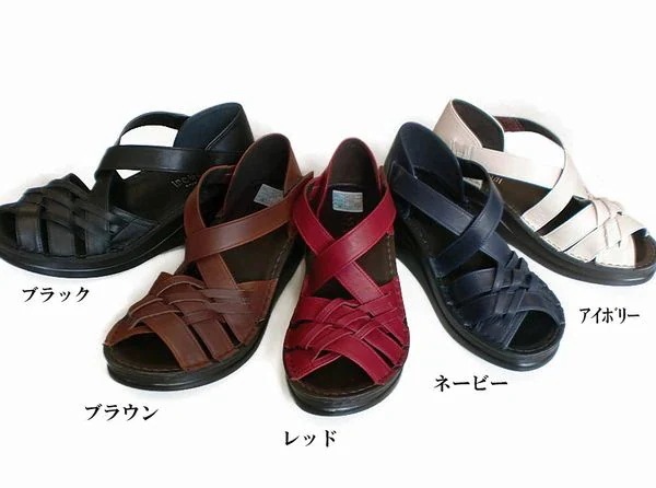 サンダル レディースシューズ レディースファッション 靴 夏商品 本革 メッシュ クロスベルト Sその他 サンダル