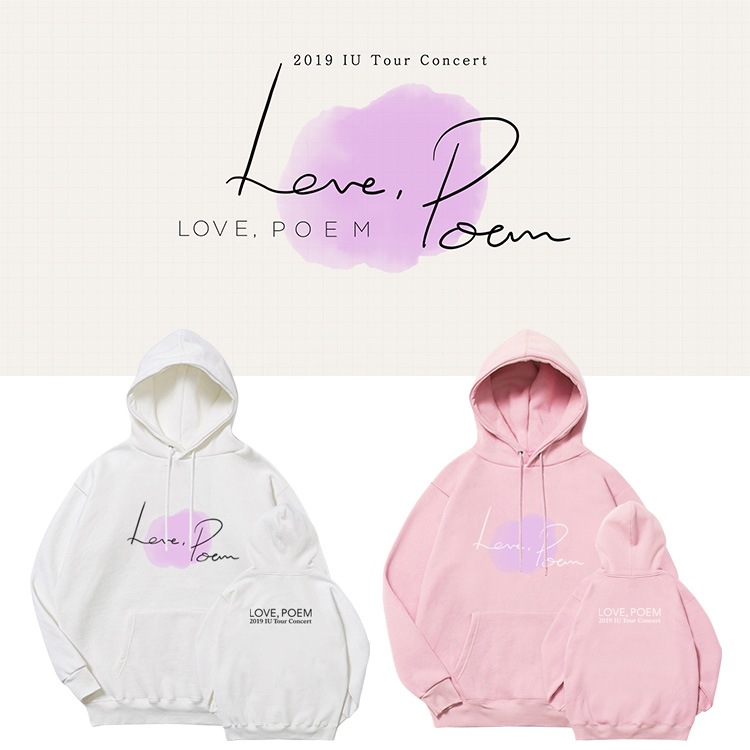 Iuイジウン記念コンサートアルバムlovepoemスウェットシャツプルオーバーパーカー男女兼用 5,068円